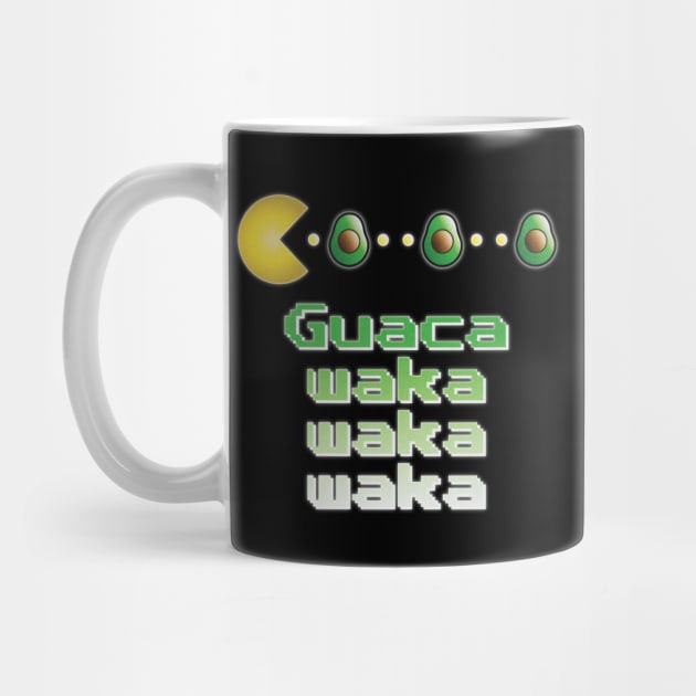 Guaca-Waka-Waka-Waka Retro 80s Video Game by Nonstop Shirts